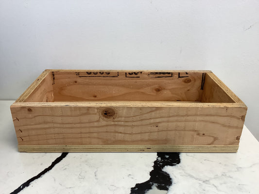 Short Wood Vase